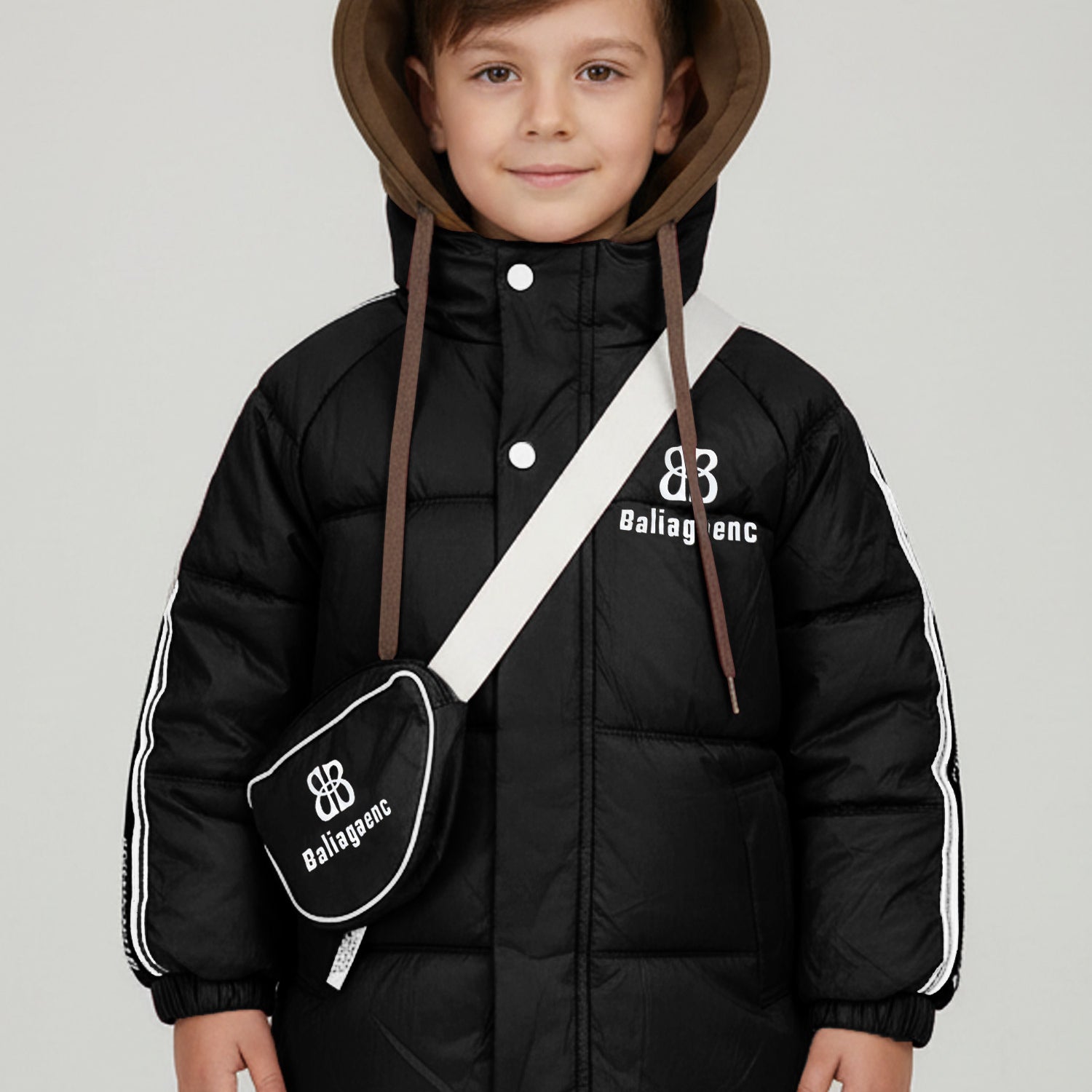 Teenager Winter Hooded Boys Kids Puffer Jacket