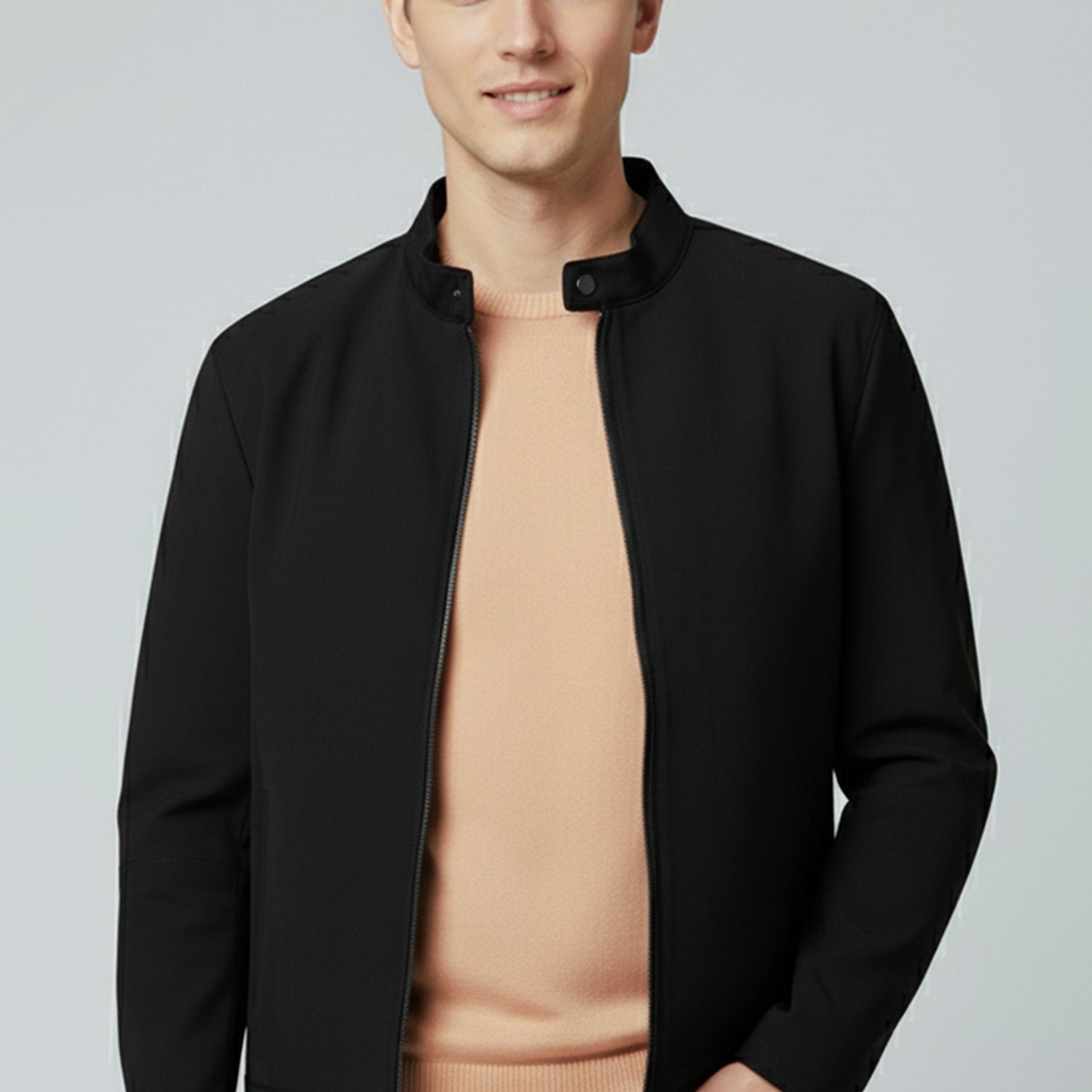 Water Resistance Imported Suede Leather Jacket