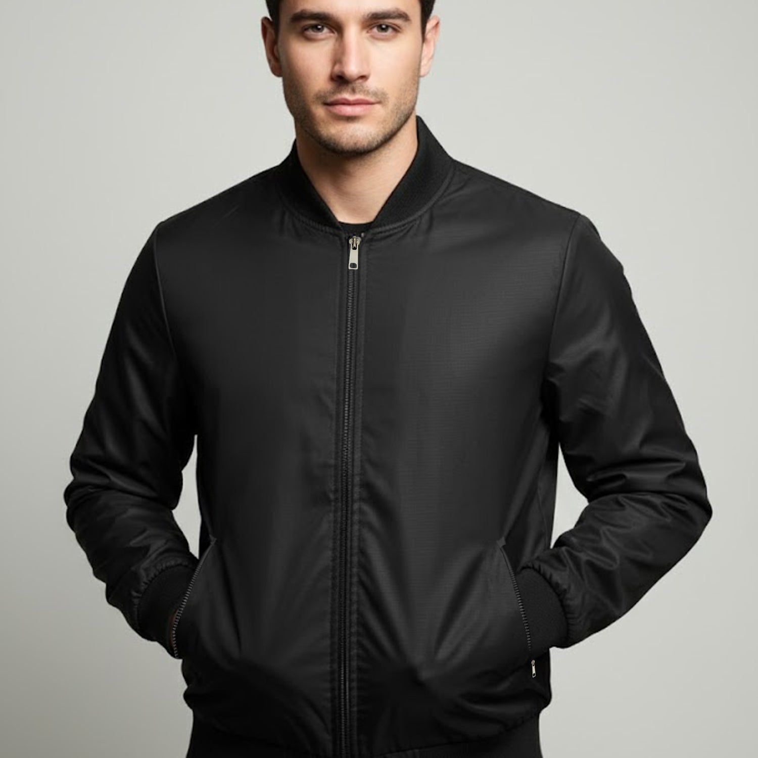 Elegant Plain Ribbed Imported Light Weight Jacket