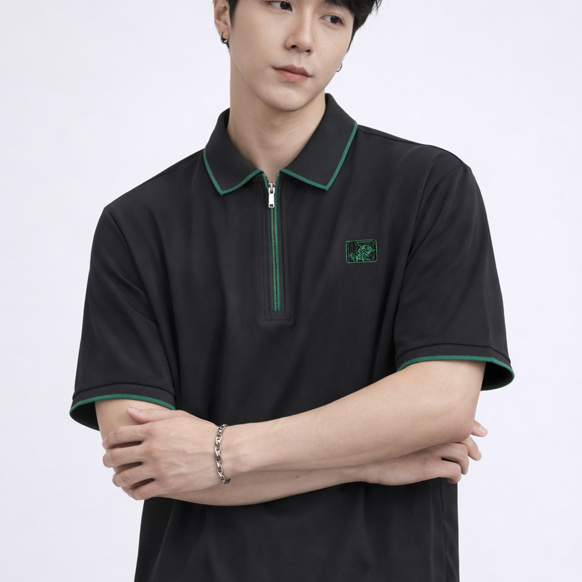 Turbo Quality Club Zipper Men's Polo Shirt