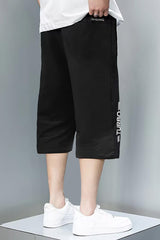 TRB Design Front Logo Print Men Shorts