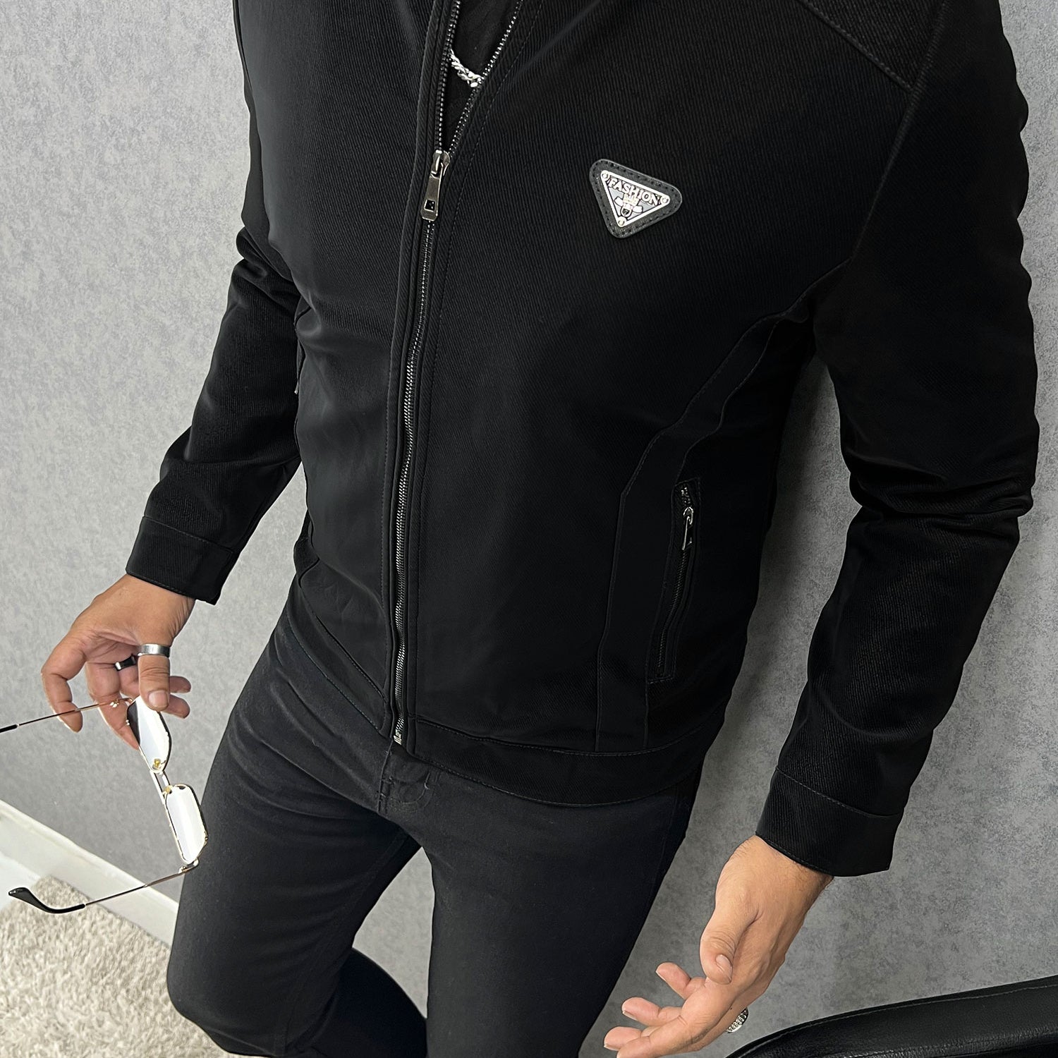 Fashion Week Men's Imported Suede Leather Jacket