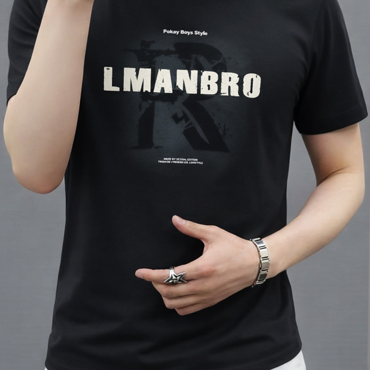 Mens Easy Wear Round Neck T-shirt*