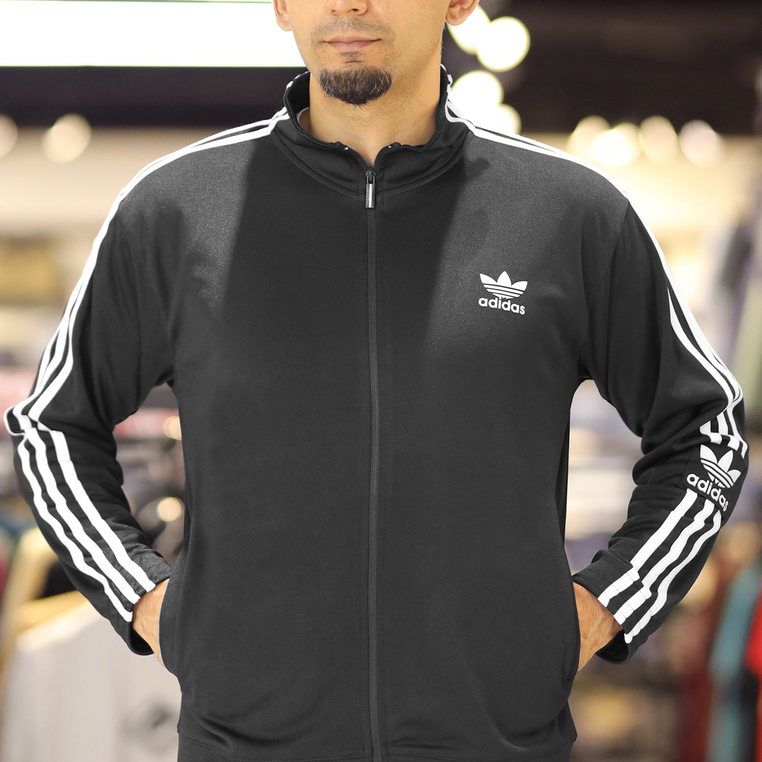 Adds 3-Stripes Signature Men Zipper Upper