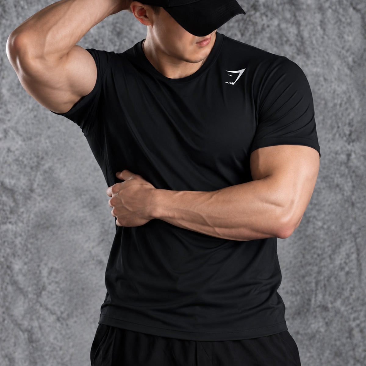 Gym Shrk Strength Arrival Dry-Fit Tee