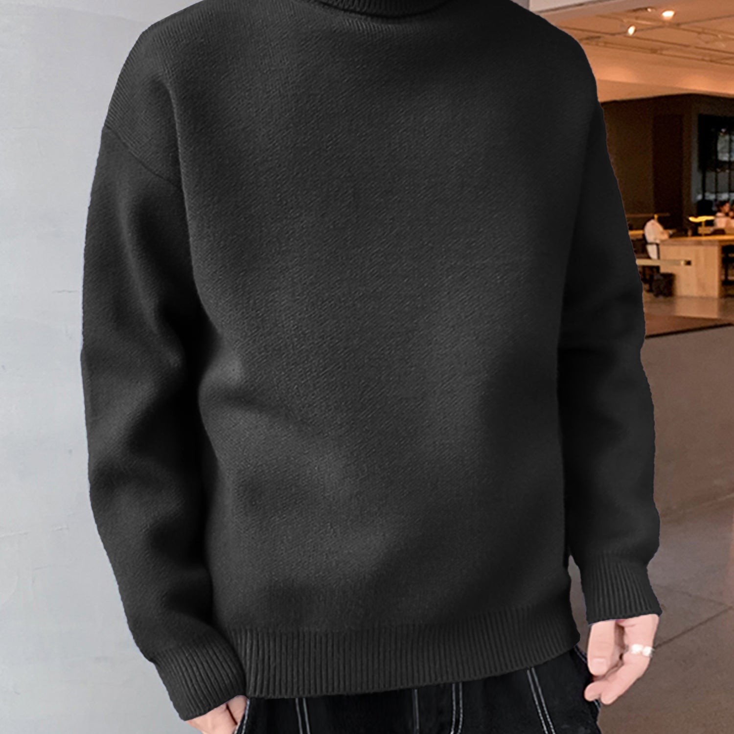 Thermal Winter Turtleneck Pullover High Neck