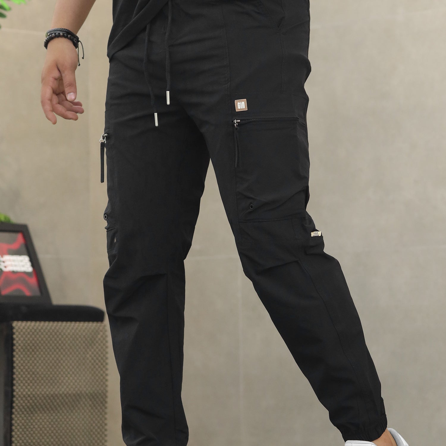 Men's Summer Lightweight Multi-Pocket Cargo Trouser