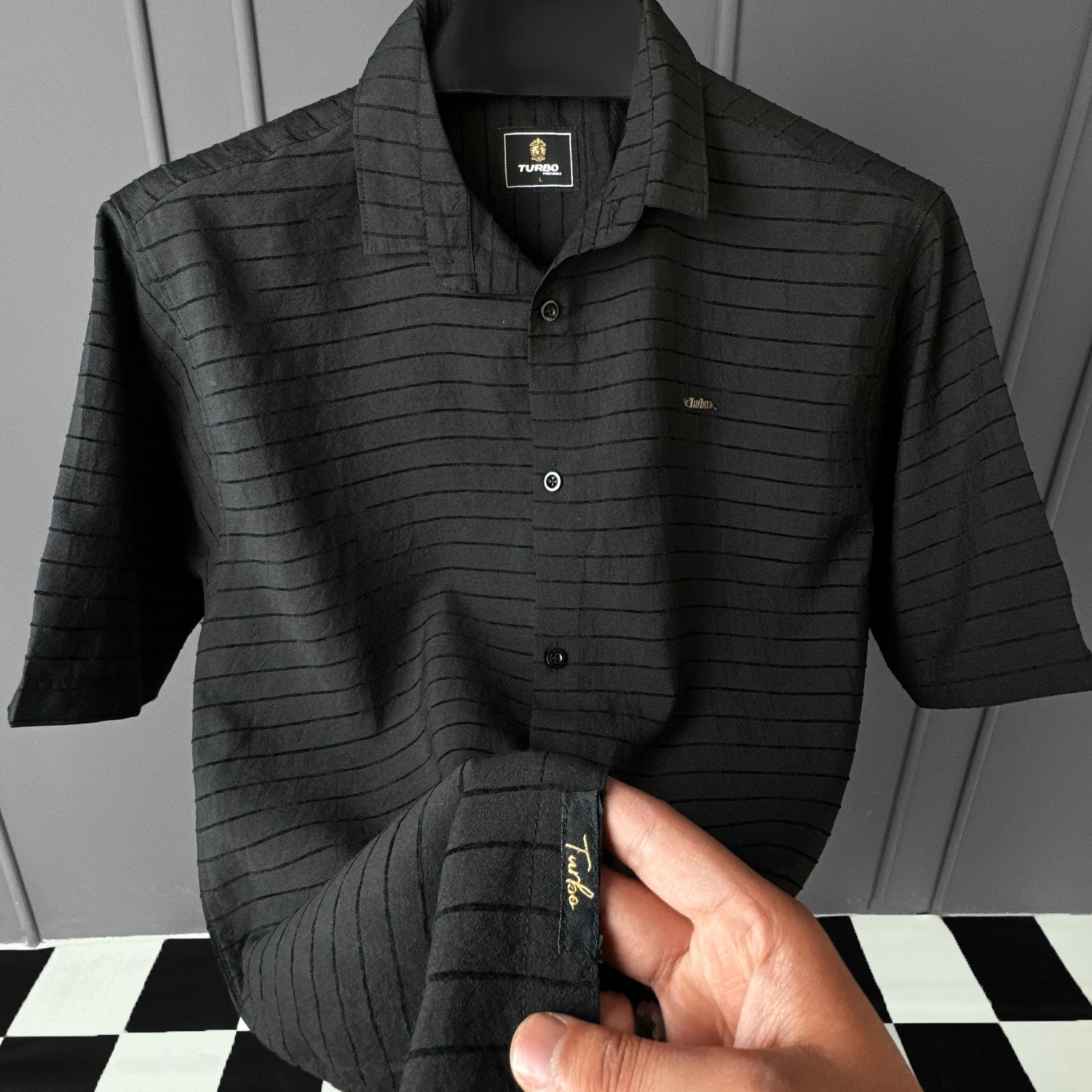 Turbo Snitch Striped Casual Shirt