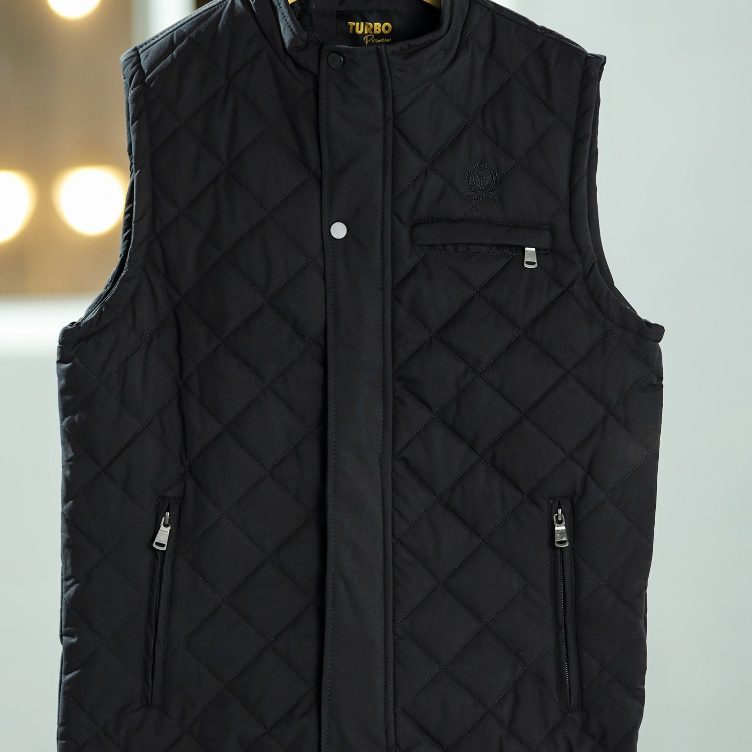 Stone Quilted Imported Men's Gilet