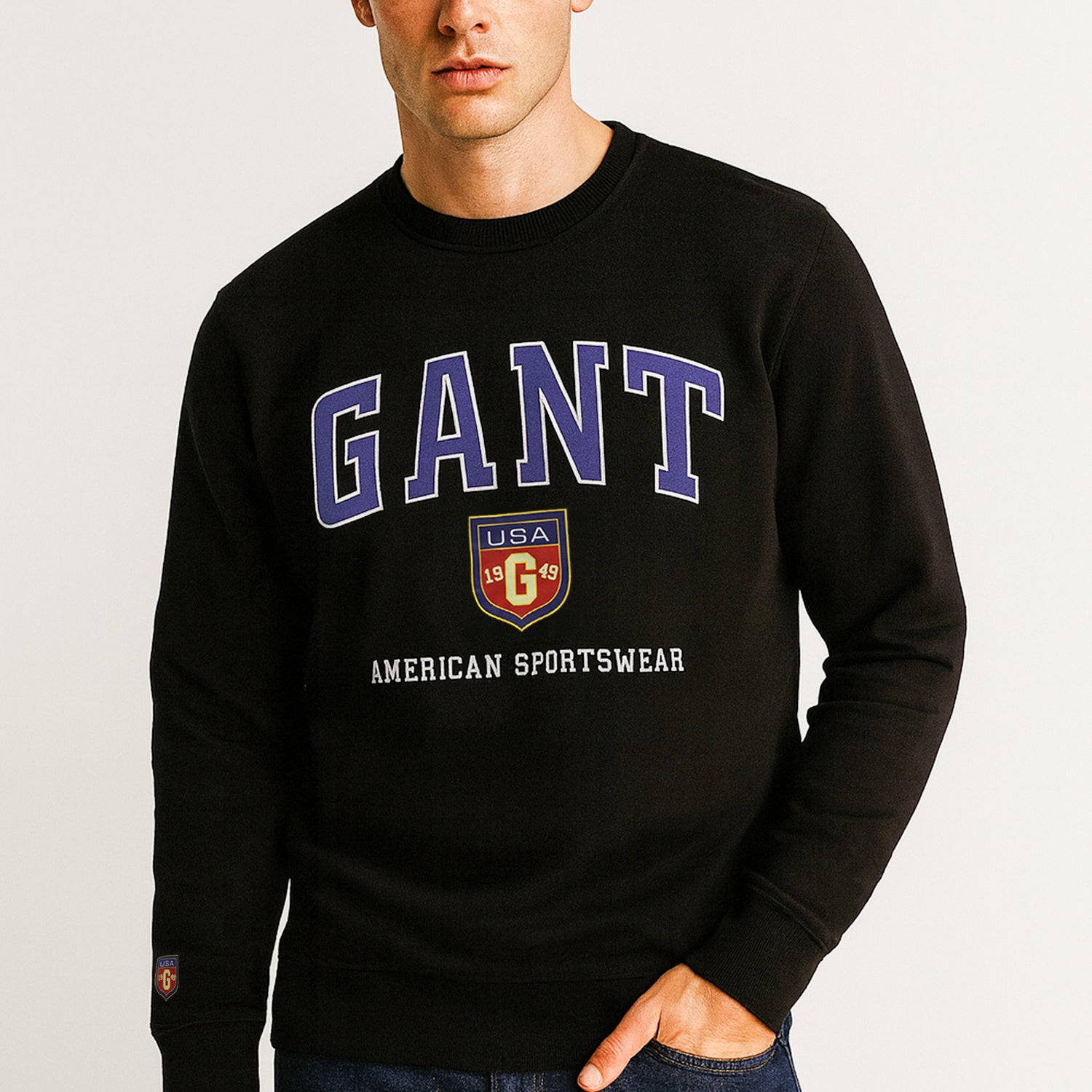Gant Graphic TurtleNeck Imported Men's Sweatshirt