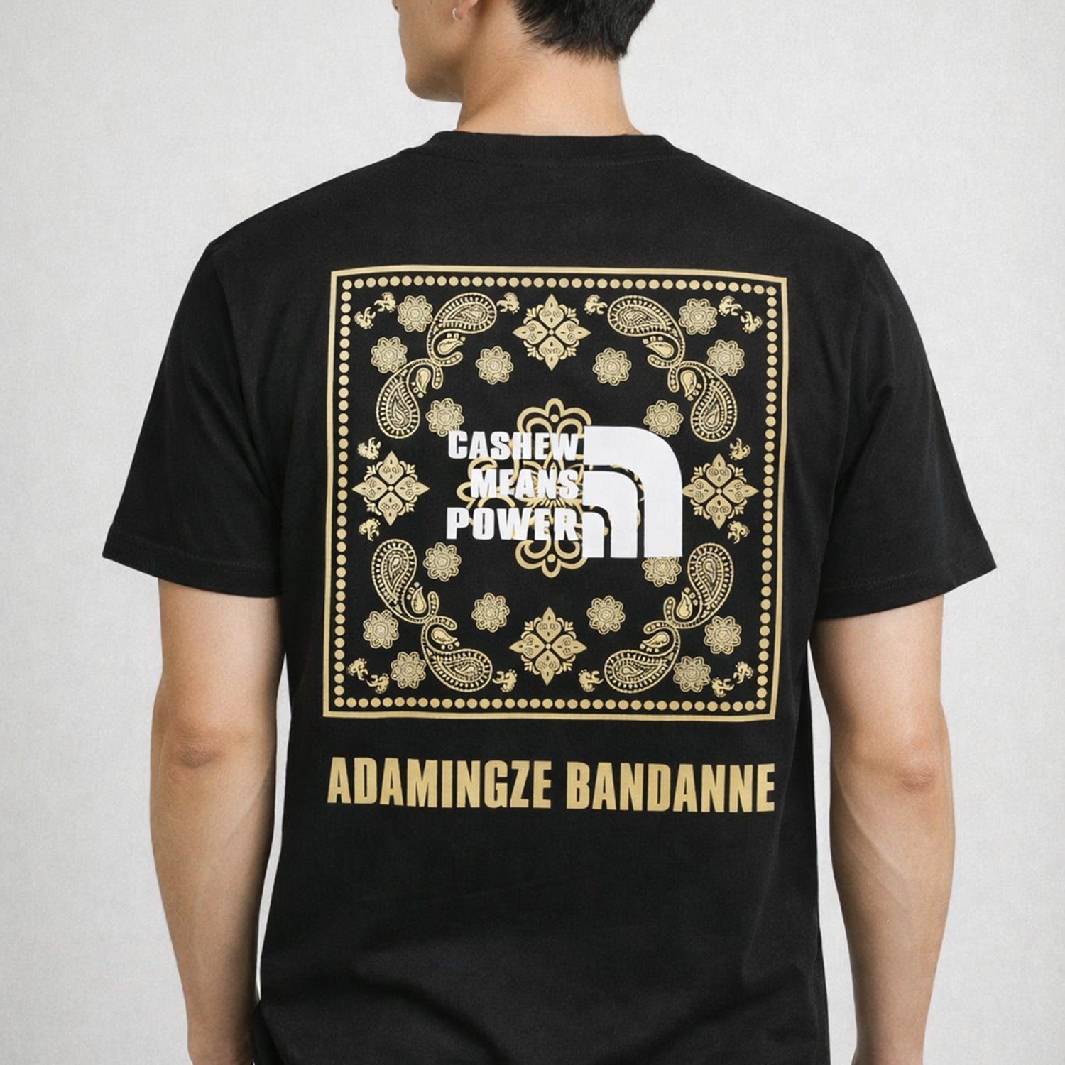 Mens Back Printed Style Graphic Tee*