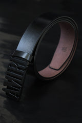 Amrii Metal Alloy Automatic Buckle Branded Belt