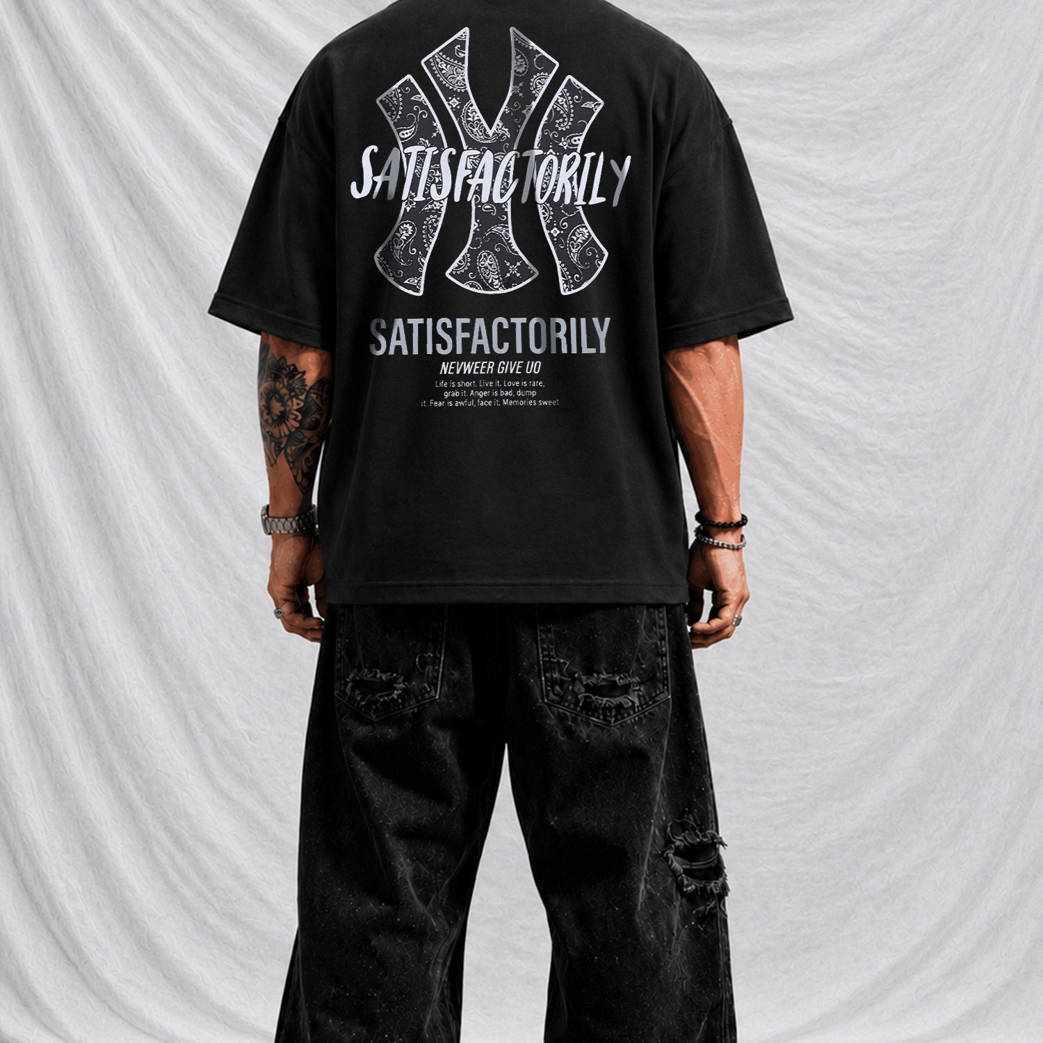 Turbo New Era Satisfactorily Graphic Oversize Men's Tee