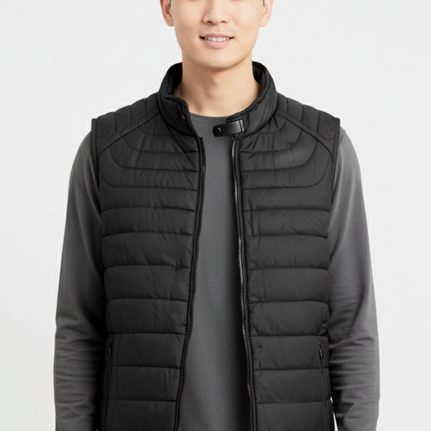 Lightweight Quilted Puffer Vest Imported Men's Gilet