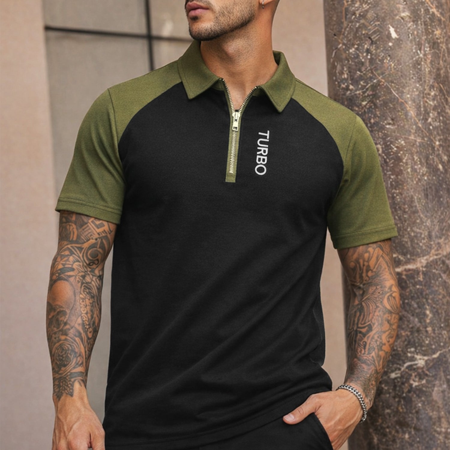 Turbo Athletic Structure Men's Polo Shirt