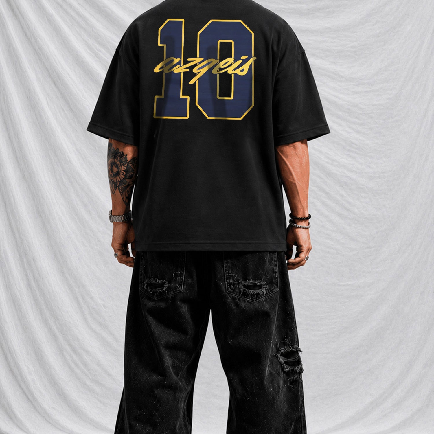 Turbo National Hip-Hop Oversize Men's Tee