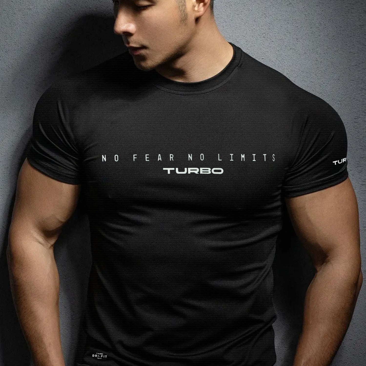 Turbo Motivational Quote ClimaCool Dry-Fit Tee