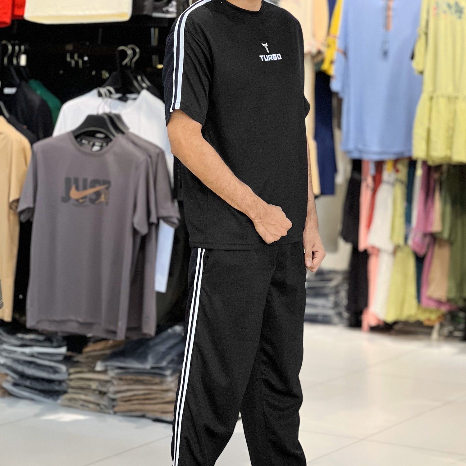 Turbo Hike Hydro Twin Stripe Oversize Tracksuit