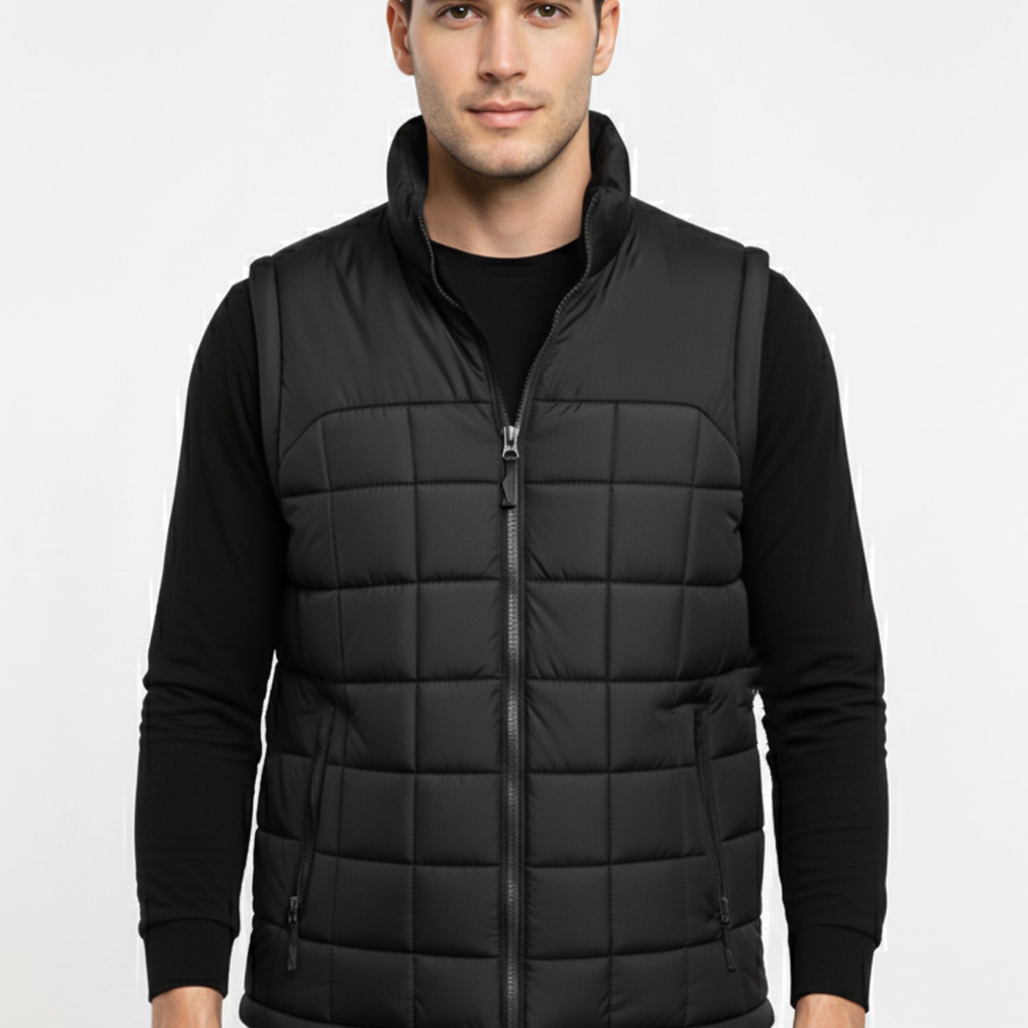 Boa Reversible Vest Detachable Hood Imported Men's Gilet