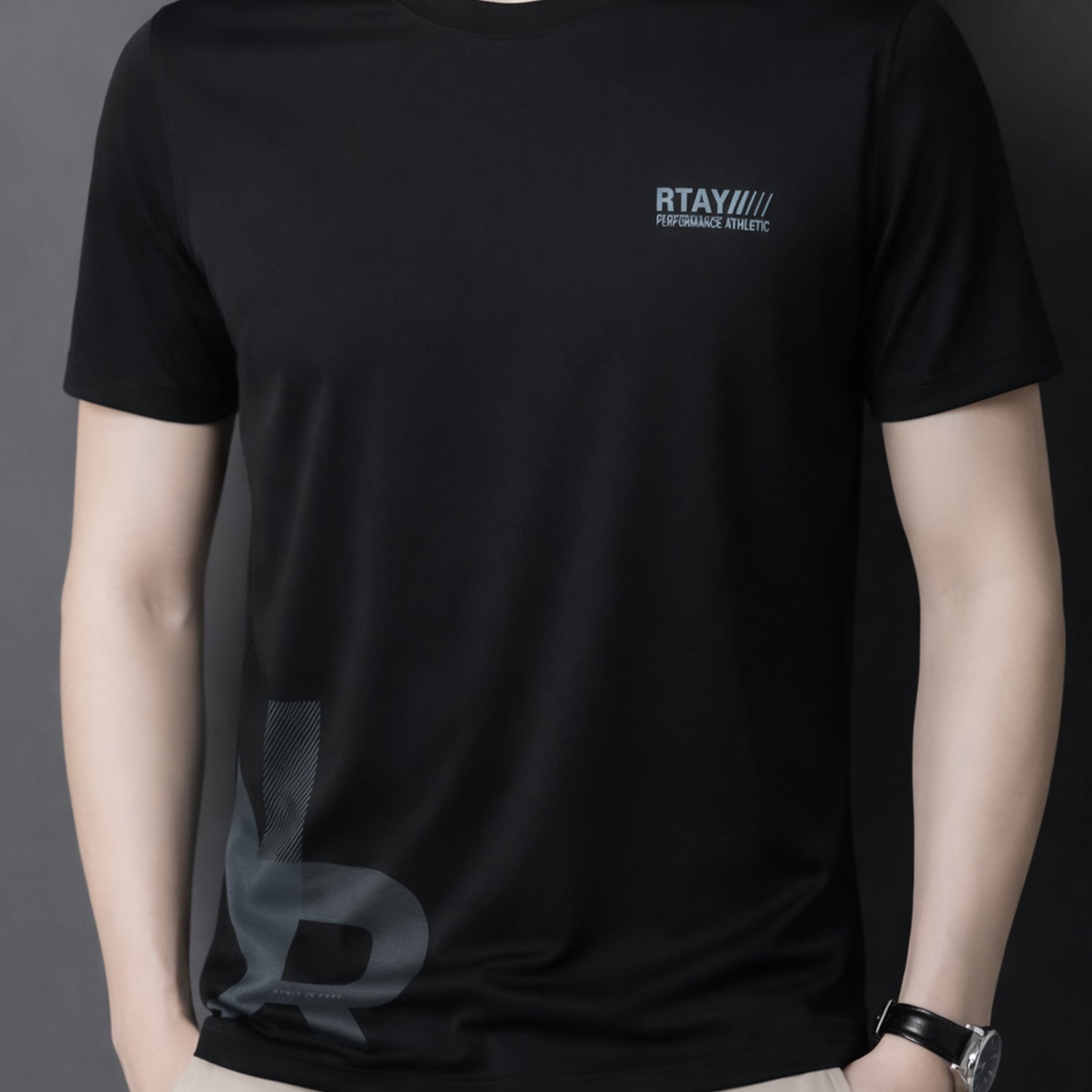 Mens Urban Casual Round Neck T-shirt*