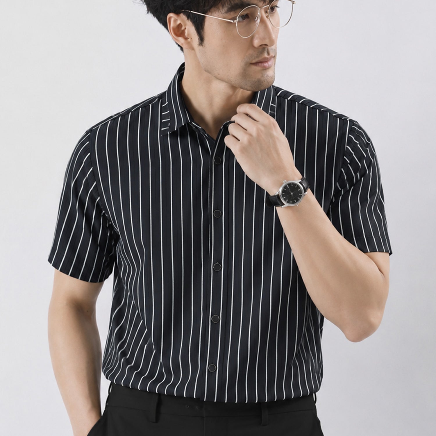 Turbo Vertical Edge Comfort Casual Shirt*