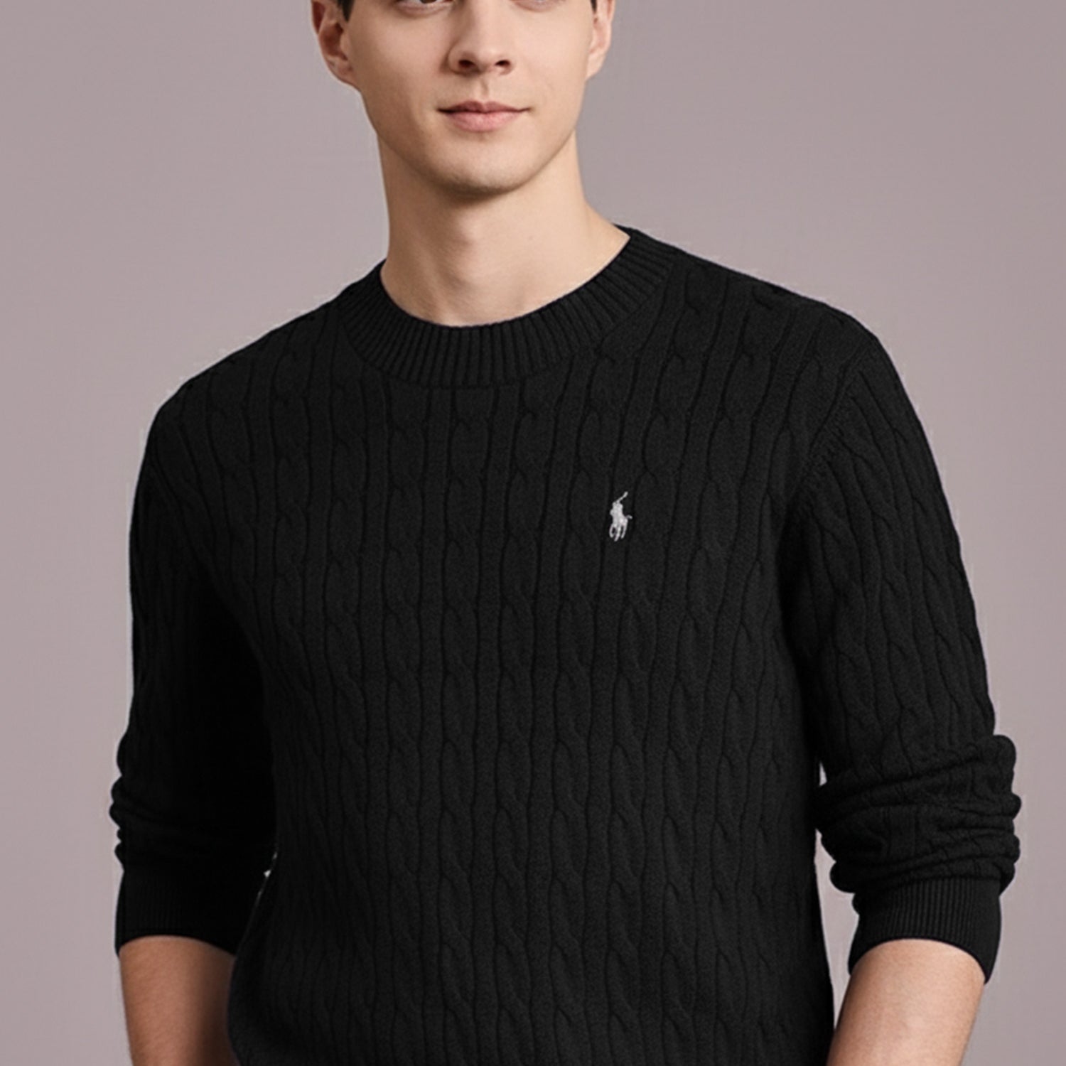 Turbo Knitted Cashmere Imported Men's Sweater