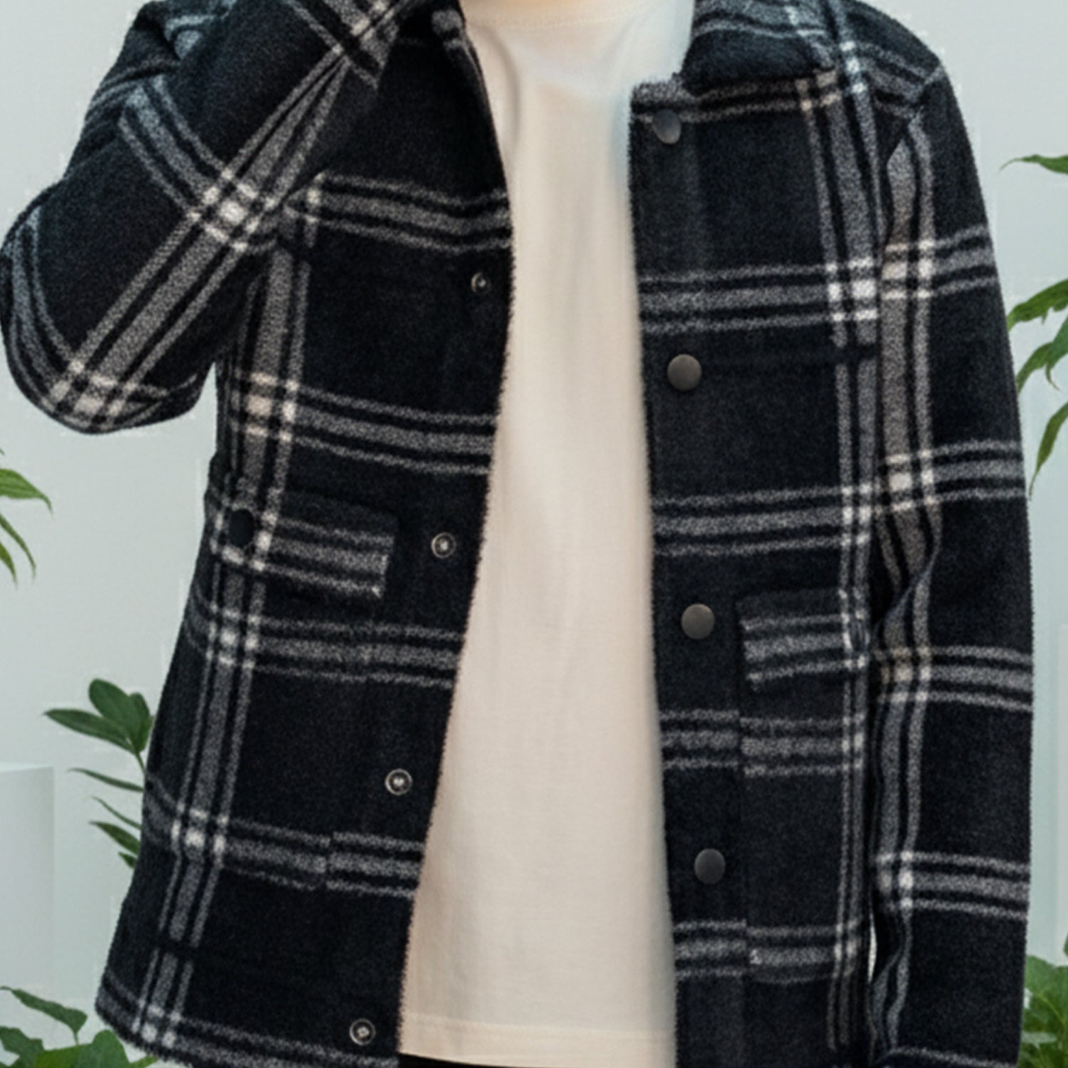 Twill Flannel Imported Men's Woolen Jacket