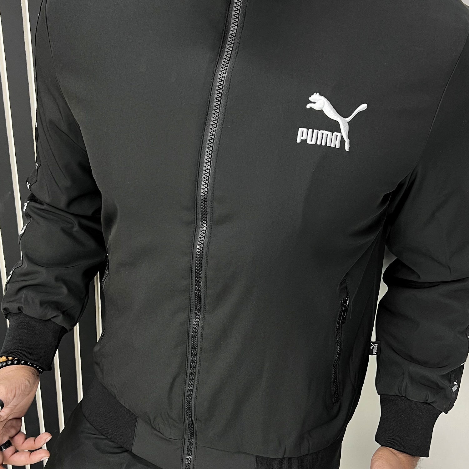 Pma Siganture Strip Men's Imported Light Weight Jacket