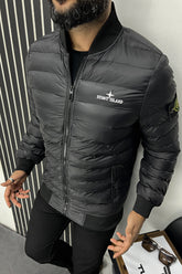 Stont Island Rib Collar Imported Puffer Jacket