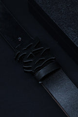Armni Metal Alloy Automatic Buckle Branded Belt