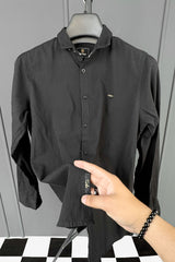 Turbo Self Lining Long Sleeve Cotton Casual Shirt
