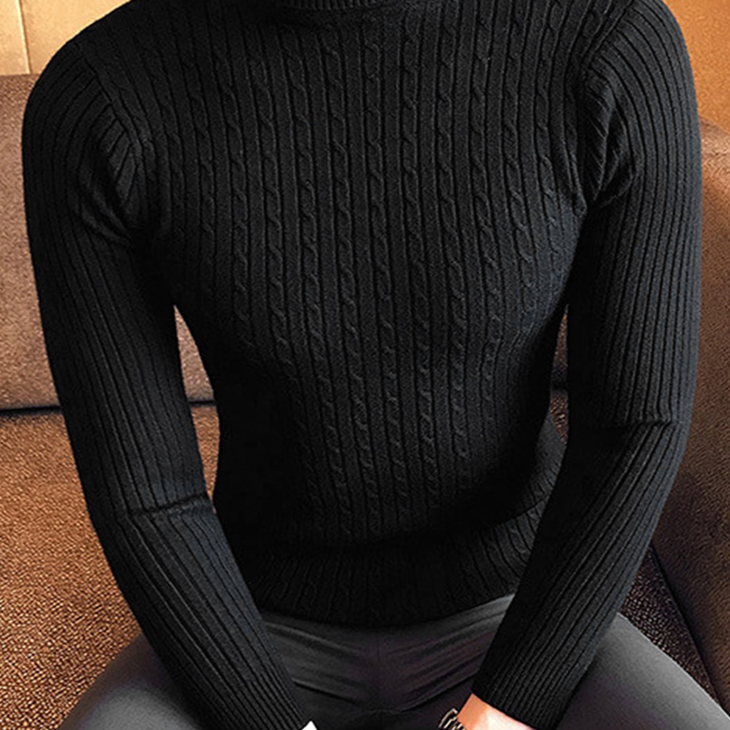 Winter Pullover Turtel High Neck