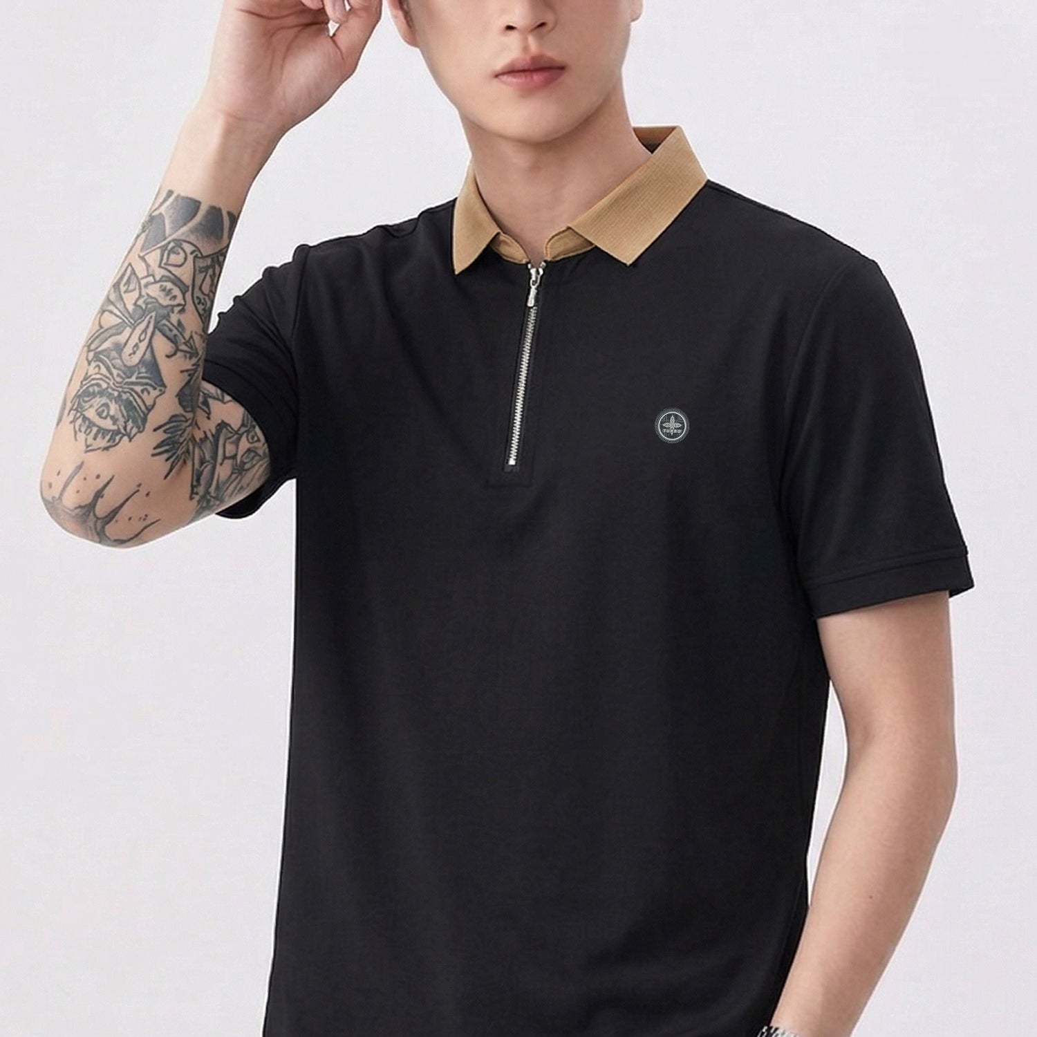 Turbo "AeroZip Elite" Men's Polo T-Shirt