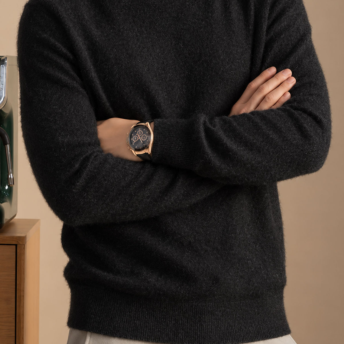 Turbo Extreme Rabbit Wool Turtleneck Pullover Imported High Neck