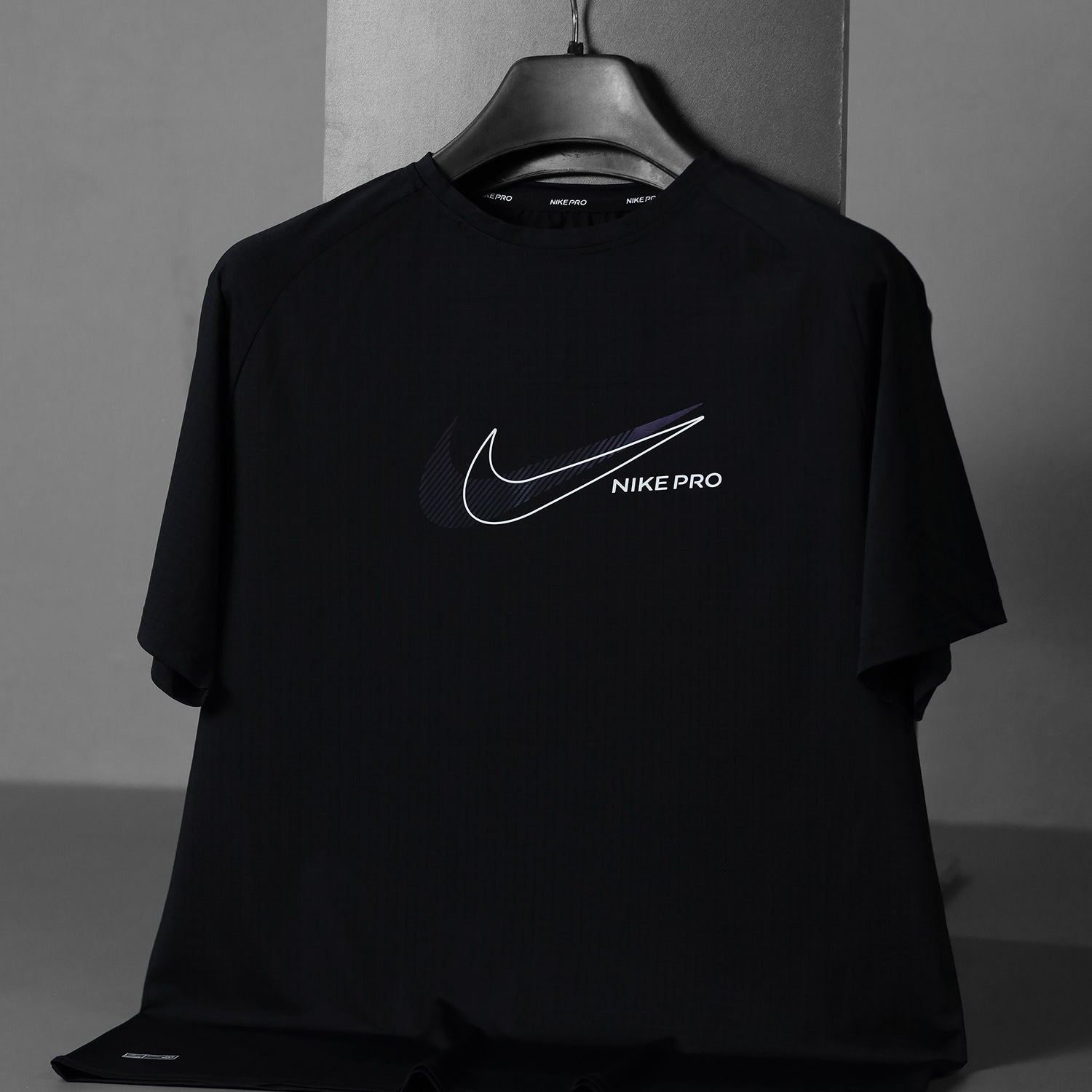Nke Pro Honey Comb Textured Imp Dry-Fit Tee