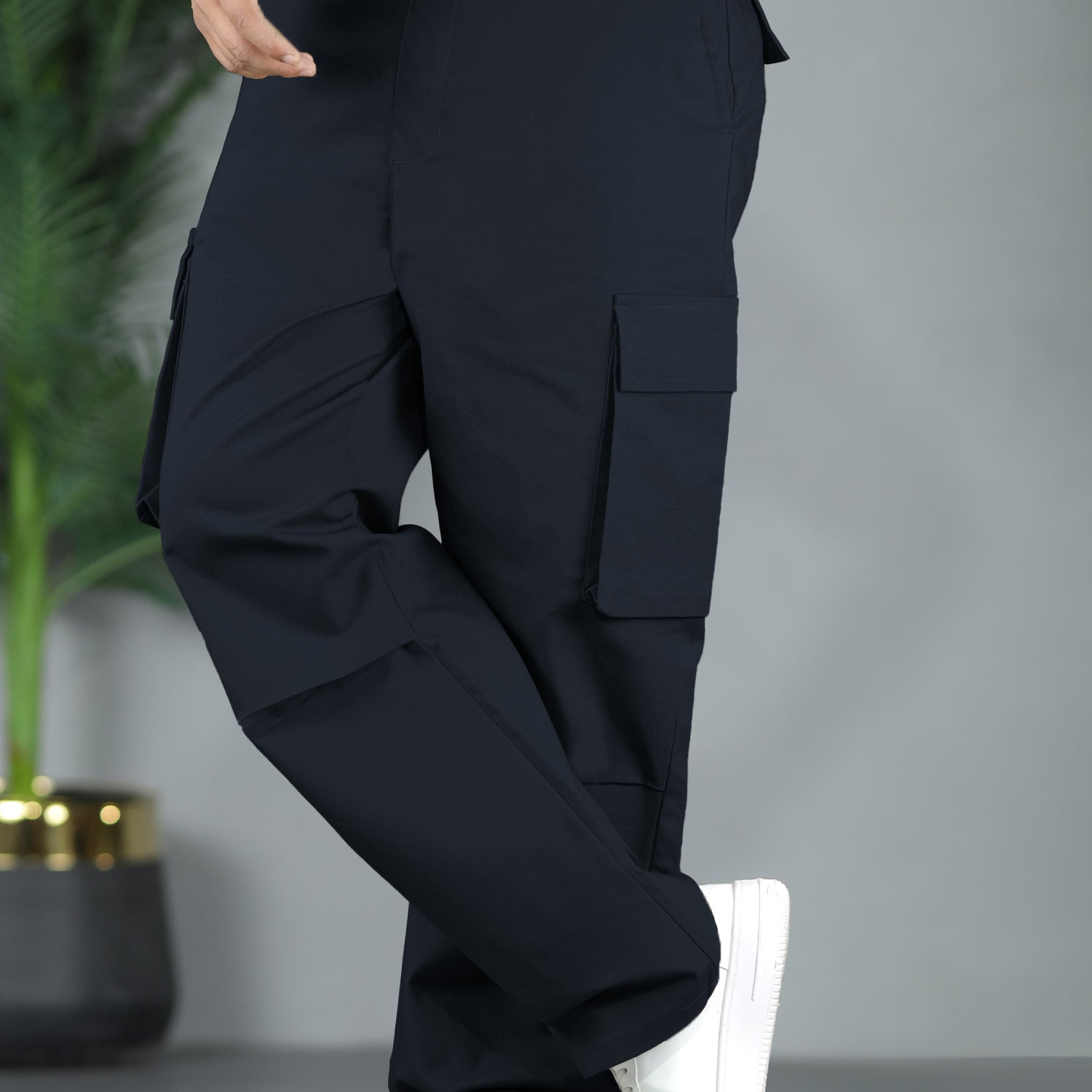 Turbo Hexa Pockets Loose Bottom Cargo Trouser