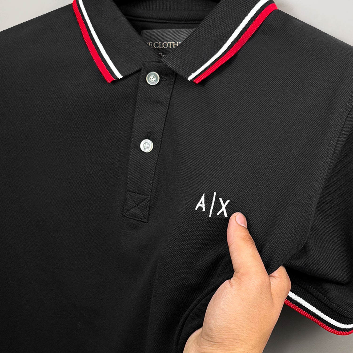 Armni Excnge Bold Heritage Men's Polo Shirt