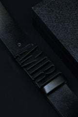 Amrii Metal Alloy Automatic Buckle Branded Belt