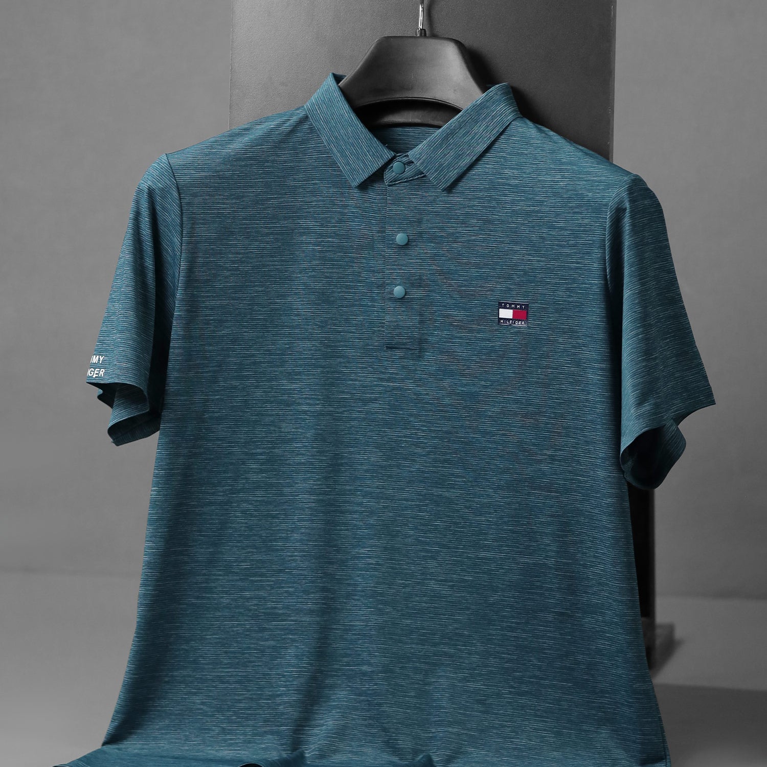 Tmy Modern Fit Performance Imp Dry-Fit Polo
