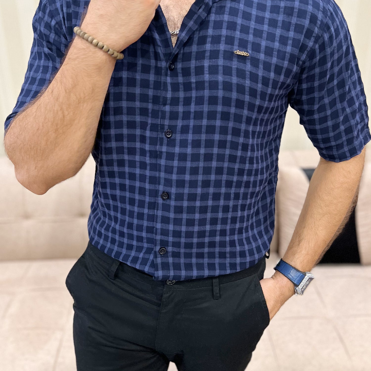 Turbo Premium Lightweight Half Sleeve Casual Shirt