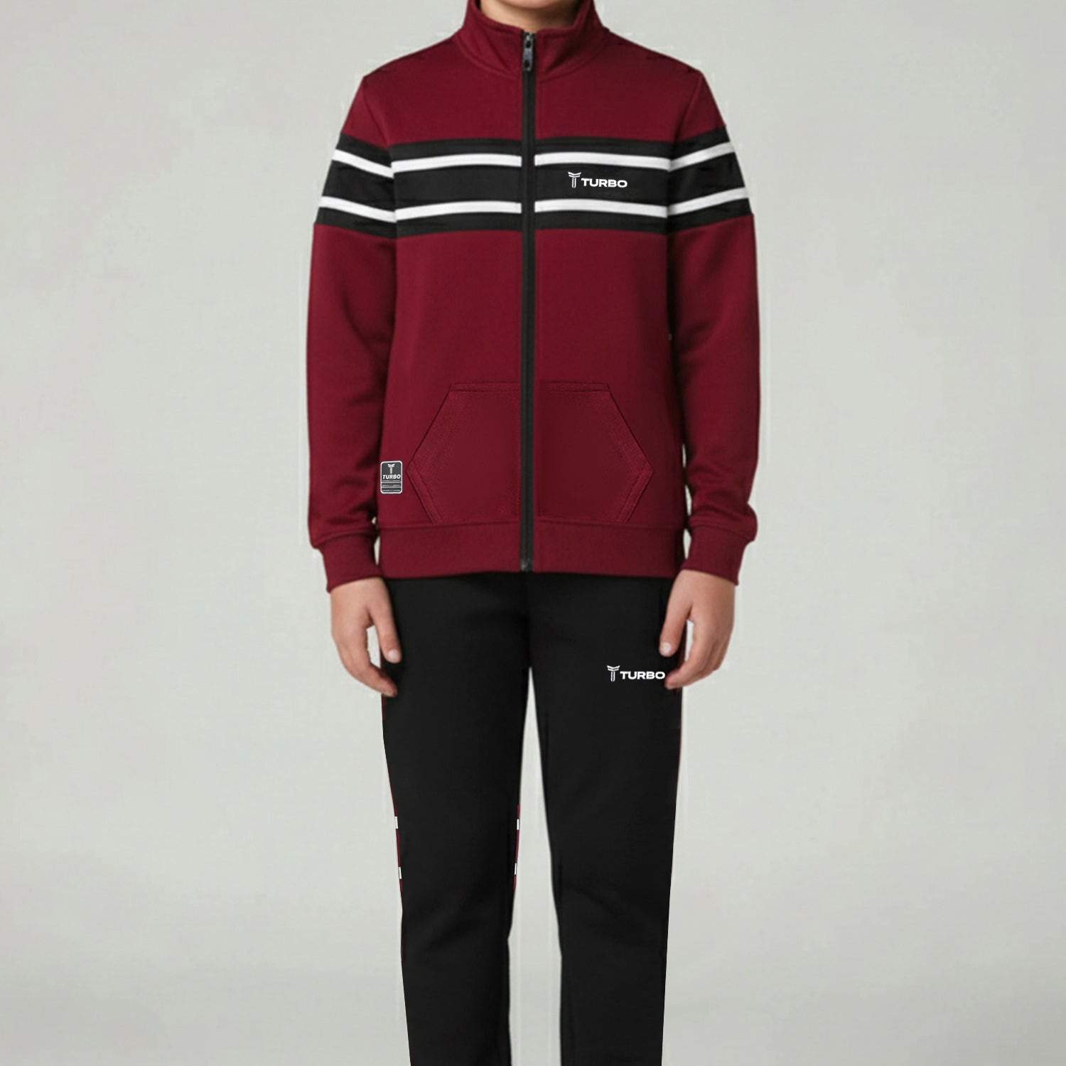 Turbo Color-Block Panel Unisex Younger Kids Tracksuit