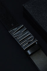 Amrii Metal Alloy Automatic Buckle Branded Belt