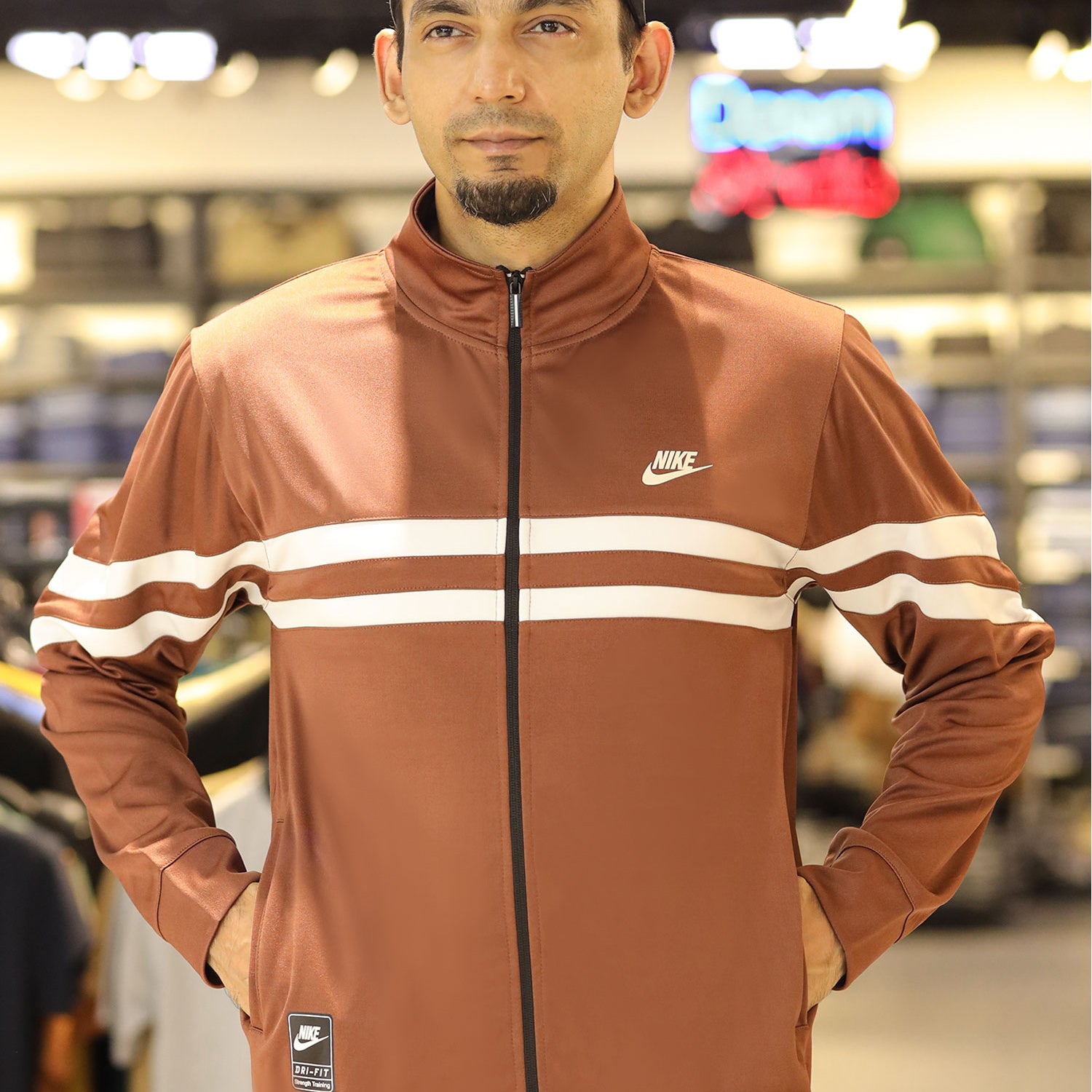 Nke Track Top "Pitch" Men Zipper Upper