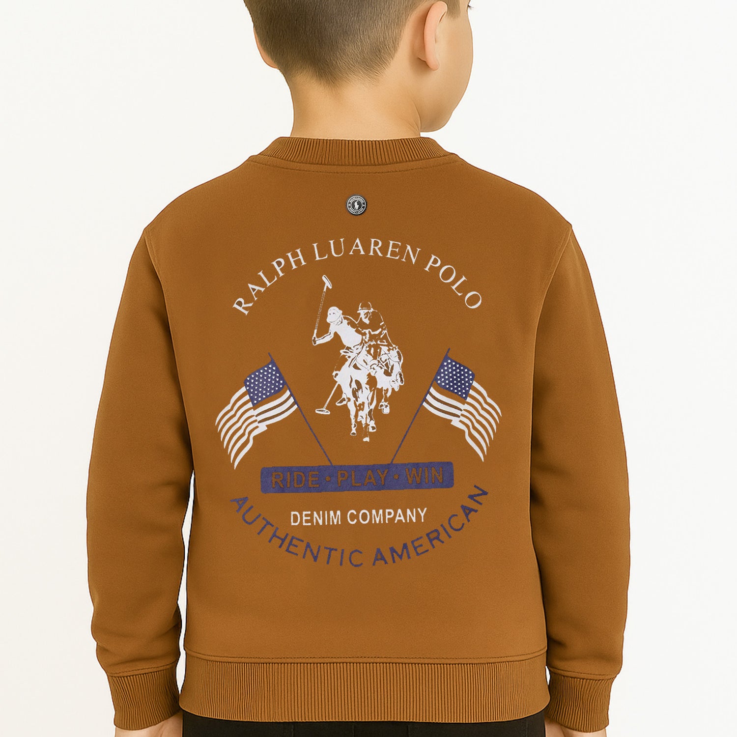 U.S. Polo Assn Round Neck Unisex Kids SweatShirt
