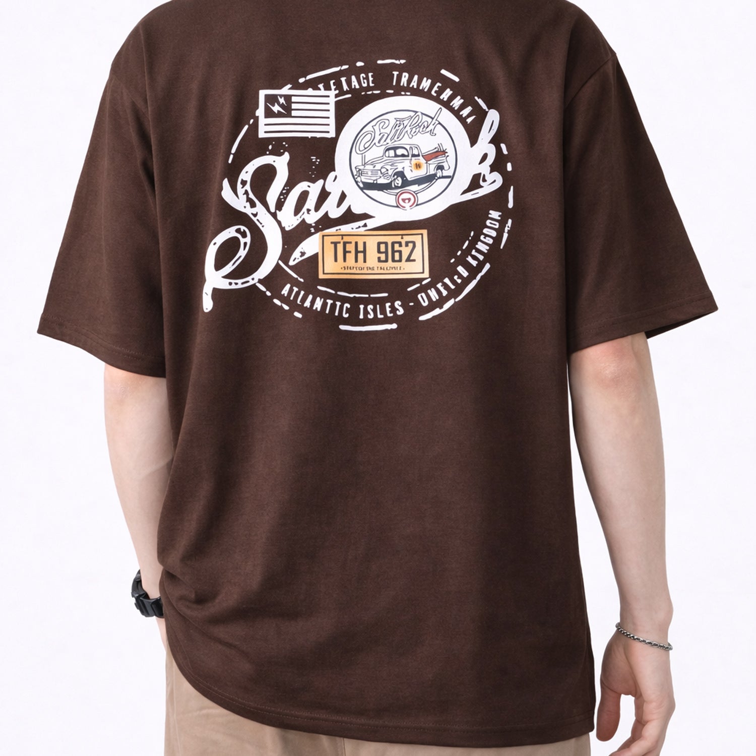 Turbo "Saltrock" Back Design Oversize Tee