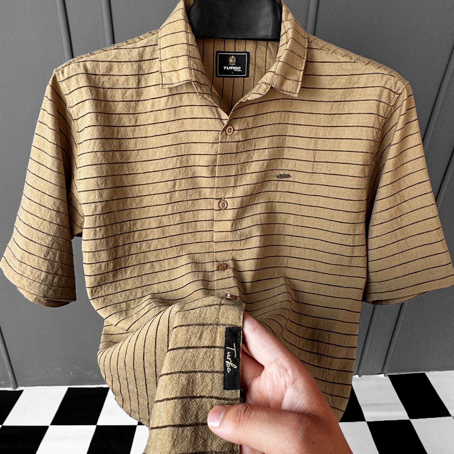Turbo Snitch Striped Casual Shirt