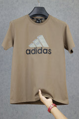Adds Typography Badge Imported Round Neck T-Shirt
