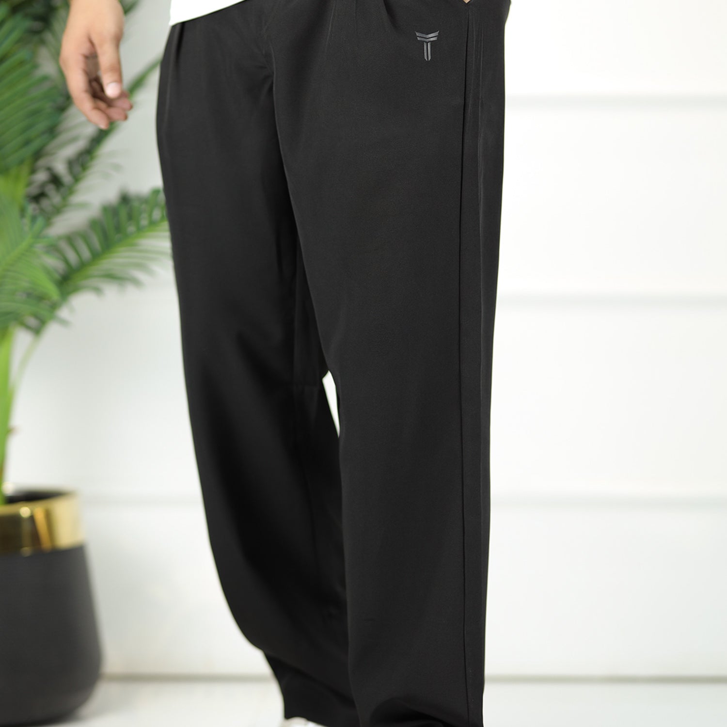 Turbo Urban Micro Box Plate Loose Bottom Trouser