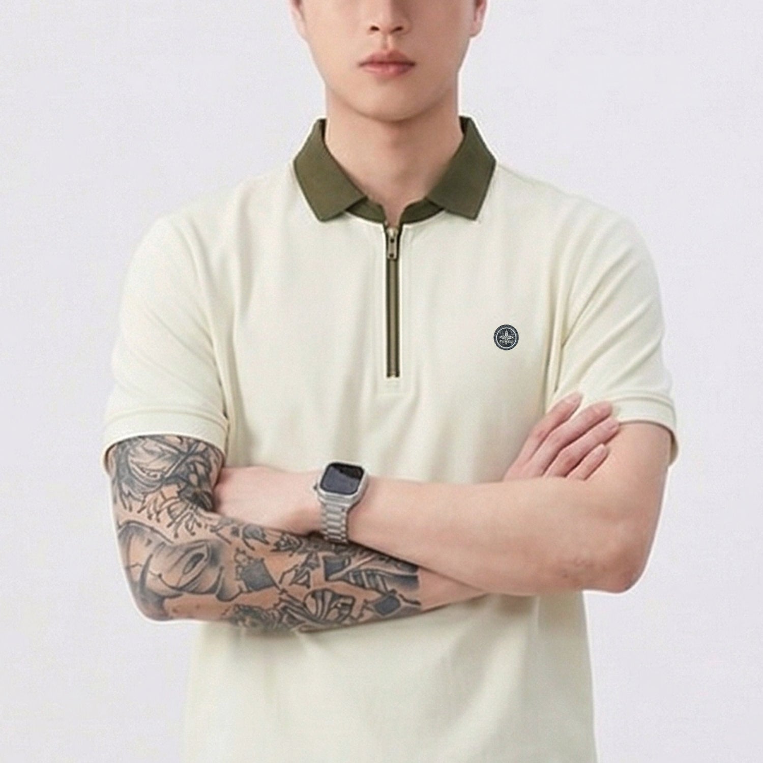 Turbo "AeroZip Elite" Men's Polo T-Shirt