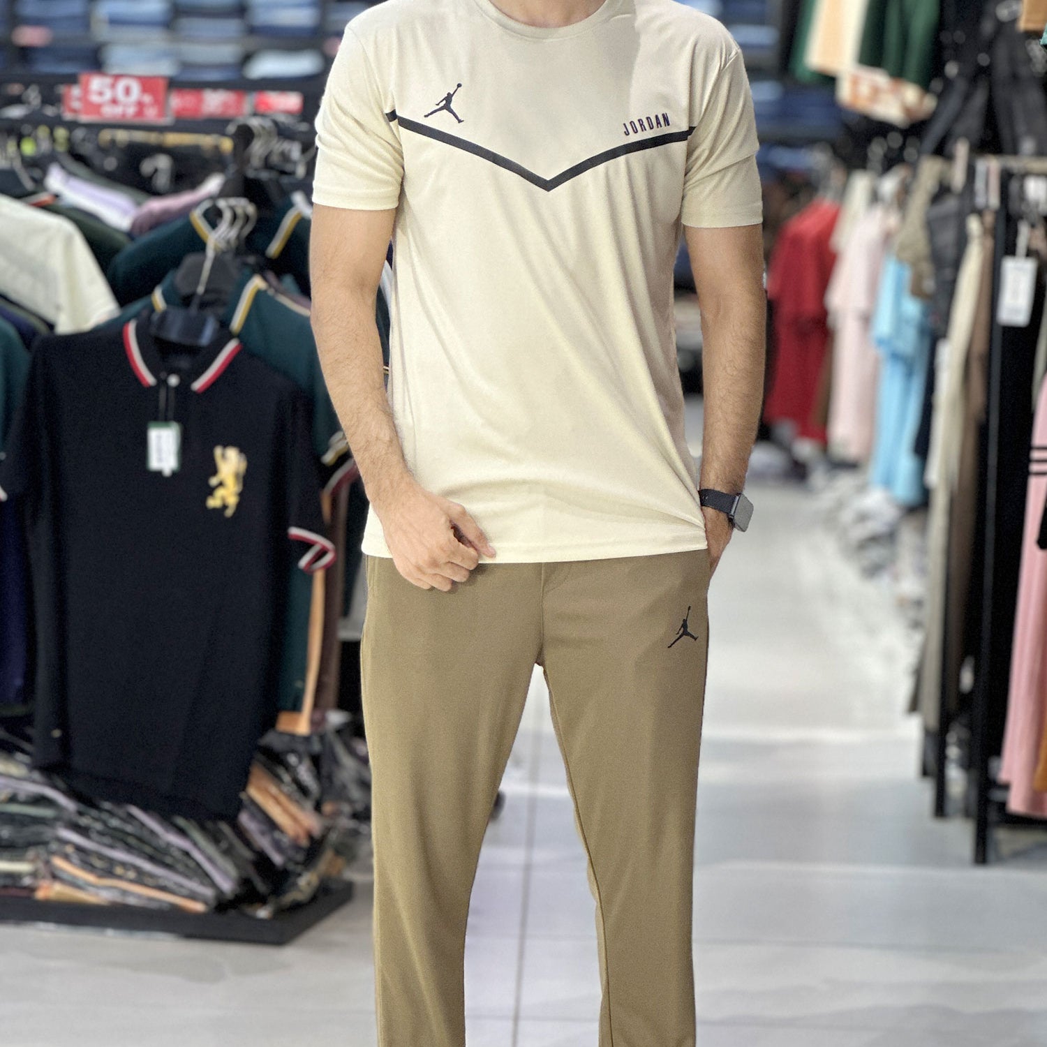 Jrdn Flight Arched Wordmark Men's Tracksuit